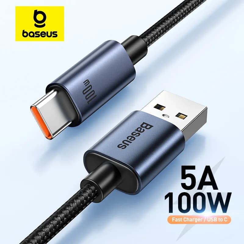 Кабель USB-C для быстрой зарядки, поддержка 6A 66W
