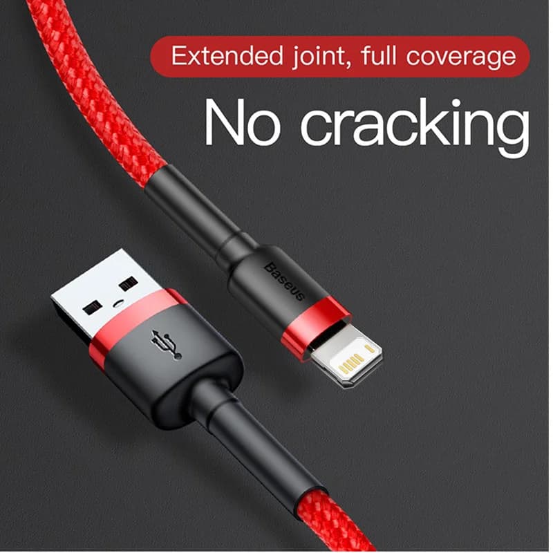 Кабель USB to Lightning для быстрой зарядки 2.4A