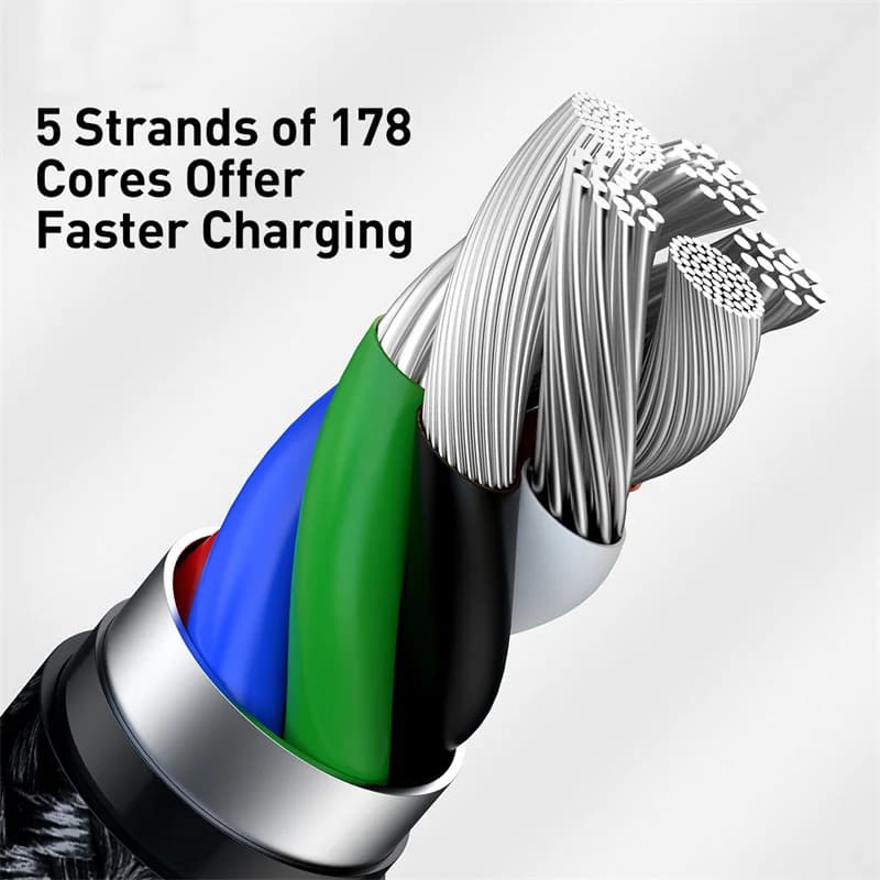 Кабель для быстрой зарядки USB-C на Lightning, 20 Вт PD